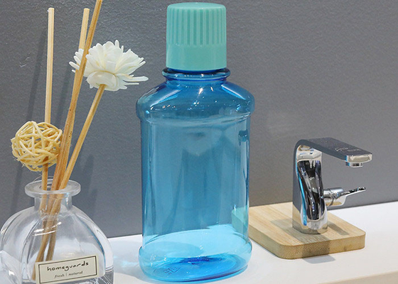 Ελεύθερα κενά πλαστικά Mouthwash BPA μπουκάλια 250ml με τα καλύμματα