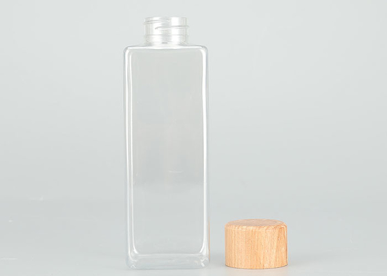 Leakproof τοπ μπουκάλια βιδών 200ml πλαστικά με τα καπάκια μπαμπού
