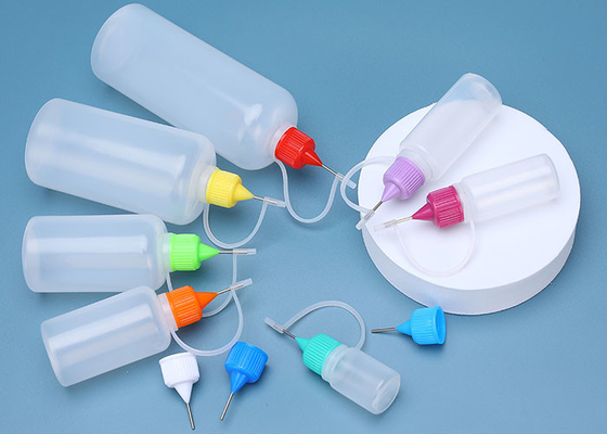 20ml πλαστικά συμπιέσιμα Dropper PE μπουκάλια με τα καλύμματα ακρών βελόνων για τα ε-υγρά, όλα τα μπουκάλια υγρών