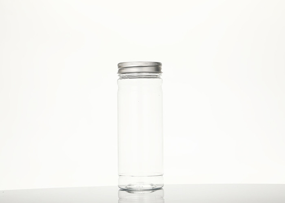 Ευρύ στόμα γύρω από το πλαστικό τοπ καπάκι 295ML 380ML βιδών της Pet πλαστικό JarsWith