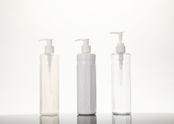 Πλαστικό PET μπουκάλι αντλιών συνήθειας 300ml για το καλλυντικό σαμπουάν