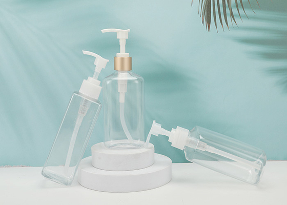 Σαφή μπουκάλια σαμπουάν αντλιών 350ml κενά για το πλαστικό της PET πλύσης χεριών