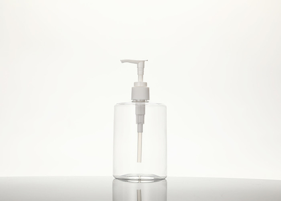 Επίπεδο Sanitizer 500ml PET χεριών ώμων μπουκάλι αντλιών με την ΚΑΠ