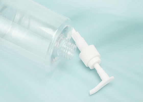 Επίπεδο Sanitizer 500ml PET χεριών ώμων μπουκάλι αντλιών με την ΚΑΠ
