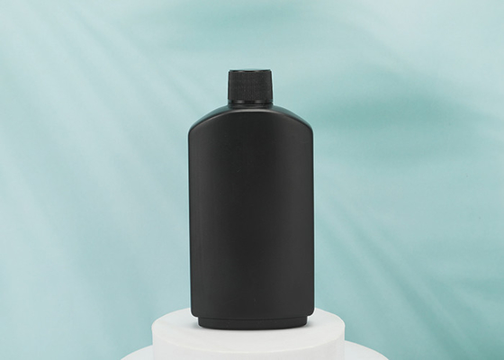 Τετραγωνικά και επίπεδα HDPE 4oz πλαστικά μπουκάλια 120ml σαμπουάν για το μελάνι