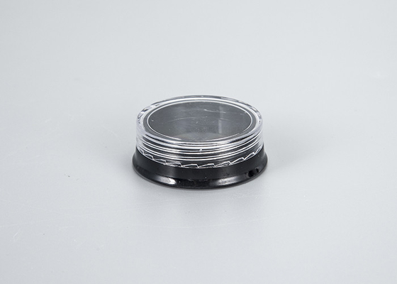 Λευκό 5ml 10ml 15ml 30ml 50ml Επαναλαμβανόμενο δοχείο για περιποίηση του δέρματος Στρογγυλό πλαστικό βάζο καλλυντικών