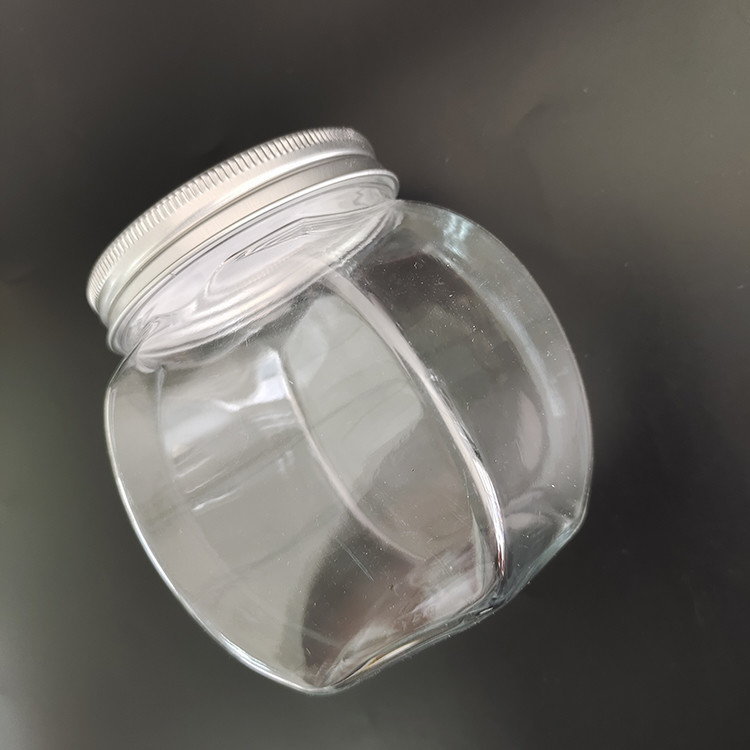 8oz ανθεκτικά πλαστικά βάζα με αλουμινένιο φύλλο και προσαρμοσμένη ετικέτα για αποθήκευση τροφίμων