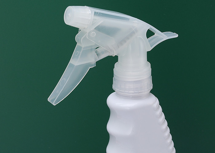 200 ml πλαστικές κενές μπουκάλες για ψεκασμό υγρών με εκτύπωση σε οθόνη σε λευκό / διαφανές χρώμα