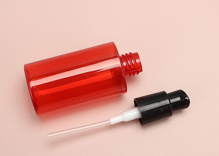 Clear Plastic Lotion Bottles Made from PET Body Material Featuring Round Shape Perfect for Beauty Product Packaging