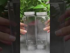 Χονδρικής Πλαστικό Μπουκάλι Ποτών Τετράγωνο Γάλα Χυμός Τσάι Ποτό με Καπάκι